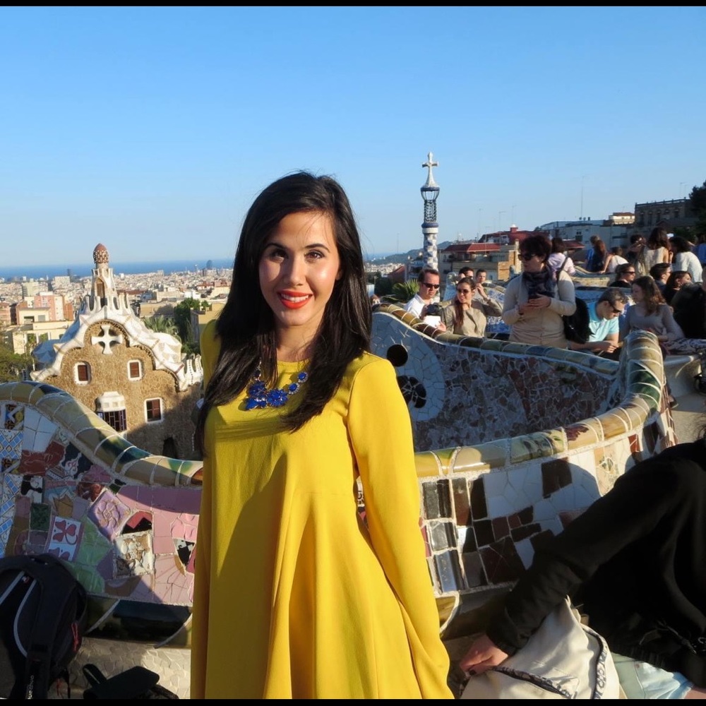 ZARA Woman Mustard Dress